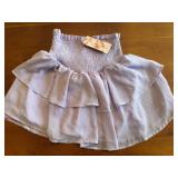 SHEIN Purple Size Girls Medium Skirt and Kendall & Kylie Size Girls Small White Top *S