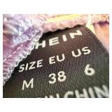 SHEIN Purple Size Girls Medium Skirt and Kendall & Kylie Size Girls Small White Top *S