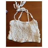 SHEIN Purple Size Girls Medium Skirt and Kendall & Kylie Size Girls Small White Top *S