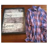BDG Plaid Button Up Size Women