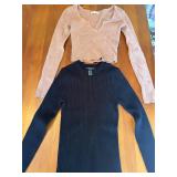 Forever 21 Black Ribbed Knit Women