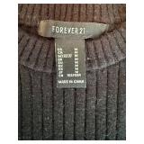 Forever 21 Black Ribbed Knit Women
