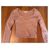 Forever 21 Black Ribbed Knit Women