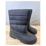 SnowTec Black Snow Boots - Kids Size 10 *S