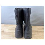 SnowTec Black Snow Boots - Kids Size 10 *S
