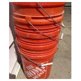 The Home Depot 5 Gallon Buckets, 19 Total *S
