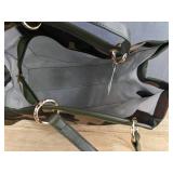 Green and Brown Camouflage Tote Purse 12.8" x 10.4" x 5.7" - Brand New