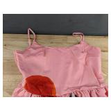 Pink Horse Print Spaghetti Strap Long Dress Size Women