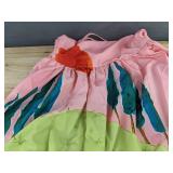 Pink Horse Print Spaghetti Strap Long Dress Size Women