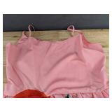 Pink Horse Print Spaghetti Strap Long Dress Size Women
