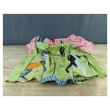 Pink Horse Print Spaghetti Strap Long Dress Size Women