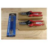 Groword Rotor Truing Fork & 2 Leo Flux Pruning Shears - Brand New