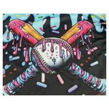 Ice Cream Baseball Sprinkles Themed Hooded Pant Suit Youth Size 13 - Brand New