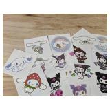 Cinnamoroll and Kuromi Temporary Tattoos, 40 Total - Brand New