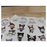 Cinnamoroll and Kuromi Temporary Tattoos, 40 Total - Brand New