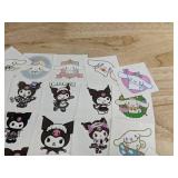 Cinnamoroll and Kuromi Temporary Tattoos, 40 Total - Brand New
