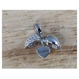 KunBead Daughter Heart Dangle Charm - Brand New
