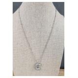 Bubble Letter "C" Necklace 18" - Brand New