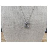 Bubble Letter "C" Necklace 18" - Brand New