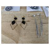 Fashion Jewelry Pierced Earrings, 15 Total Pairs - Brand New
