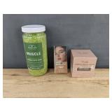 Village Naturals Mineral Soak, Lakerain Beauty Balm & Melao Tallow Cream - Brand New