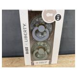 Members Mark Baby Organic Sleep and Play Size 6 Months, 3 Pack & BIBS Round Pacifiers Size 2, 2 Pack - Brand New