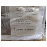 Premium Hotel Bed Sheet Set Size Twin, White, 3 Piece - Brand New