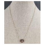 Reversible 925 Sterling Silver Necklace 15" Plus Extender - Brand New