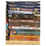 40+ Brand New DVD Movie Collection - Love Potion #9, White Fang, Lorax, Charmed, Grim, La Bamba, Benchwarmers, Get Him to the Greek *C