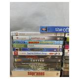 40+ Brand New DVD Movie Collection - The Office, Stargate, Punisher, Patch Adams, Little House on the Prairie, Cheers, Scrubs *C