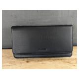 NUOKU Crossbody Bag and Cell Phone RFID Wallet, 2 Straps, Grey - Brand New