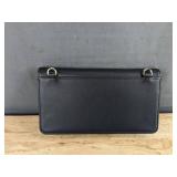 NUOKU Crossbody Bag and Cell Phone RFID Wallet, 2 Straps, Grey - Brand New
