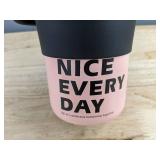 Nice Every Day Insulated Stainless Steel 15oz Pink Tumbler - Brand New