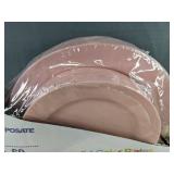Posate Pink Plastic Plates, 60 Total - Brand New