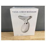 Yilakcne ES-1081 Facial & Neck Massager, White - Brand New