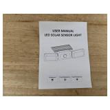 Solar Outdoor Sensor Lights TBD-28, 2 Pack - Brand New