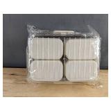 Snack Box 4-Compartment Container With Lid - Brand New