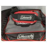 Coleman 24-Hour Cooler Lunch Bag, Grey Black Red - Brand New