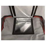 Coleman 24-Hour Cooler Lunch Bag, Grey Black Red - Brand New