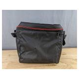 Coleman 24-Hour Cooler Lunch Bag, Grey Black Red - Brand New
