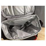 Coleman 24-Hour Cooler Lunch Bag, Grey Black Red - Brand New