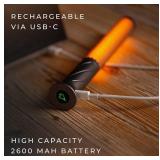 Cordless Rechargeable 9" Table Lamp Warm Amber LED USB-C - Brand New
