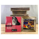 100+ Vintage Vinyl Record Album Collection - Jan August, Dynamite, Hot Nights and City Lights, Charlie Pride, Oak Ridge Boys, Honkey Tonk, Etc. *C