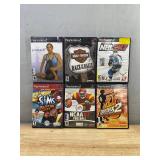 12 PlayStation 2 Games - Dance Dance Revolution, NCAA Football, Sims, Harley-Davidson, NHL 2K7, ESPN NHL 2K5, Etc. *C