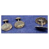 Vintage Floral Cufflinks  *S