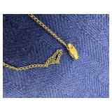 Gold-Tone Necklace & Bracelet *S