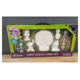 Disney Stitch Paint & Style Jumbo Craft Set - 5 Figurines, Paint, Glitter - Brand New