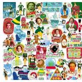 Buddy The Elf Vinyl Sticker Deluxe Variety Pack, 50 Total - Brand New