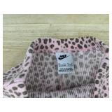 Nike Bell Bottom Pants - Pink Leopard Heart Print, Girls Size 6X - New
