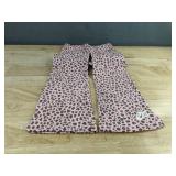 Nike Bell Bottom Pants - Pink Leopard Heart Print, Girls Size 6X - New